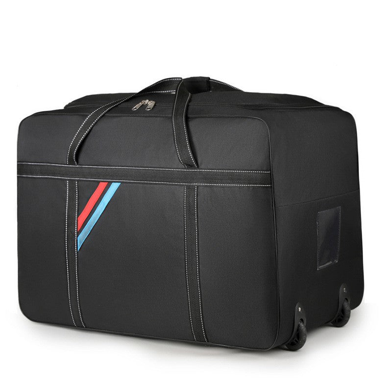 Bolsas de Rodinhas Dobráveis de Grande Capacidade, Mala de Viagem com Rodas, Sacola Impermeável, Bagagem de Rolamento para Fim de Semana