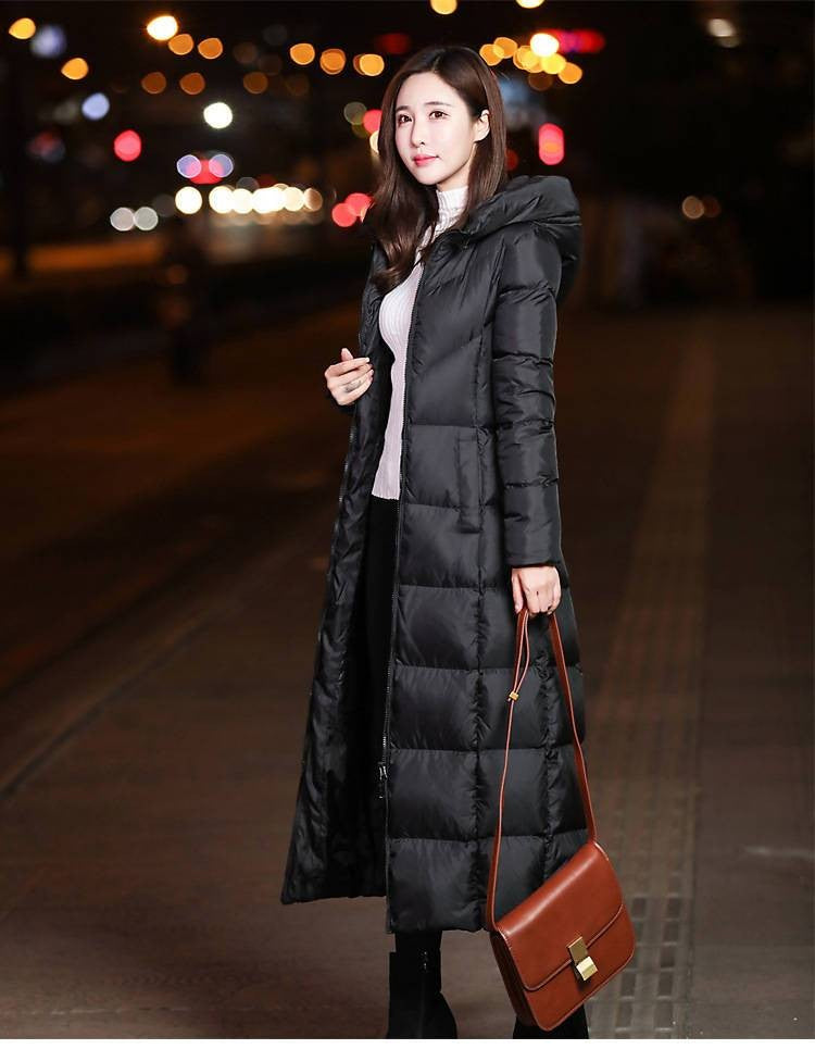 Women Autumn Winter Cotton Coat Korean Loose Long Cotton Padded Jacket Warm Thicken Hooded Parkas Coat 2025 New Women Outwear