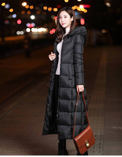 Women Autumn Winter Cotton Coat Korean Loose Long Cotton Padded Jacket Warm Thicken Hooded Parkas Coat 2025 New Women Outwear