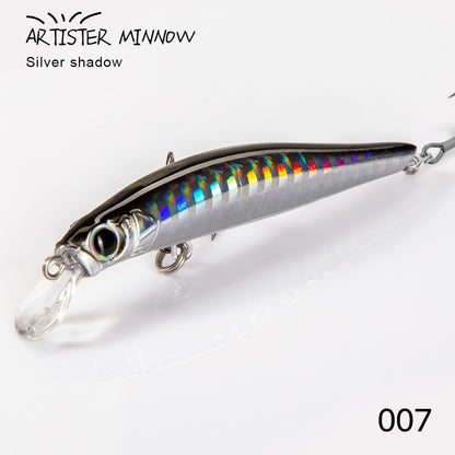 Isca de Pesca de Truta Hunthouse Isca Rígida Sinking Jerkbait 70/80/105mm 7/8.5/18.5g Artist Minnow Isca de Pesca Marinha Twitch Para Robalo