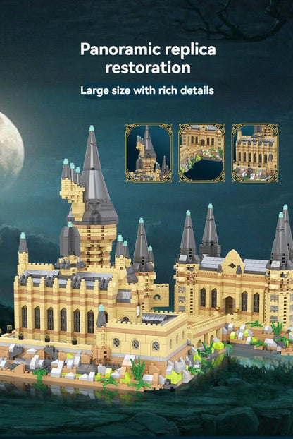 Magic Castle Arquitetura Medieval Conjunto de Construção Criativo Blocos de Montar Técnicos Kit MOC Presente Adultos Crianças Feriado