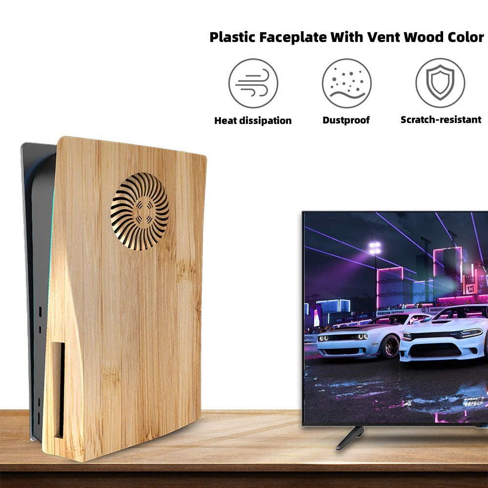 Disc Edition Faceplate with Cooling Vent Cover Shell Panels for PS5 Fat Console Protective Case Accessories for PlayStation5