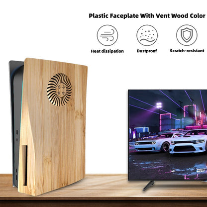 Disc Edition Faceplate with Cooling Vent Cover Shell Panels for PS5 Fat Console Protective Case Accessories for PlayStation5