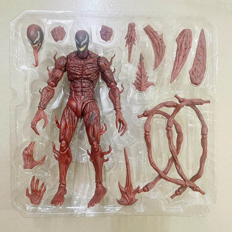 Red Venom Carnificina Figura de Ação Articulada Modelo Brinquedos