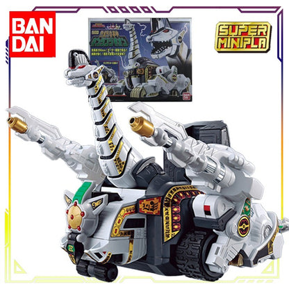 BANDAI Original SUPER MINIPLA Power Rangers Série Rei Dragão de Pulso\Deus Grande Besta Anime Action Figure Modelo Brinquedos Presentes Para Meninos