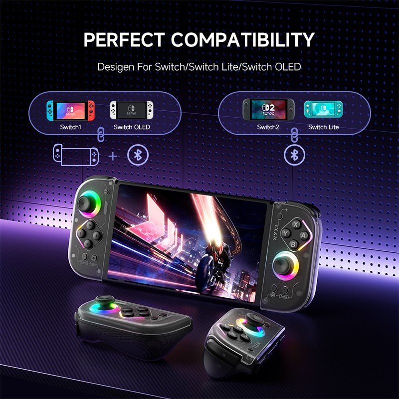Hall Effect Switch Joycon, No Drift Wireless Controller for Nintendo Switch OLED Lite, NYXI Hyperion 2, US Stock Fast Delivery