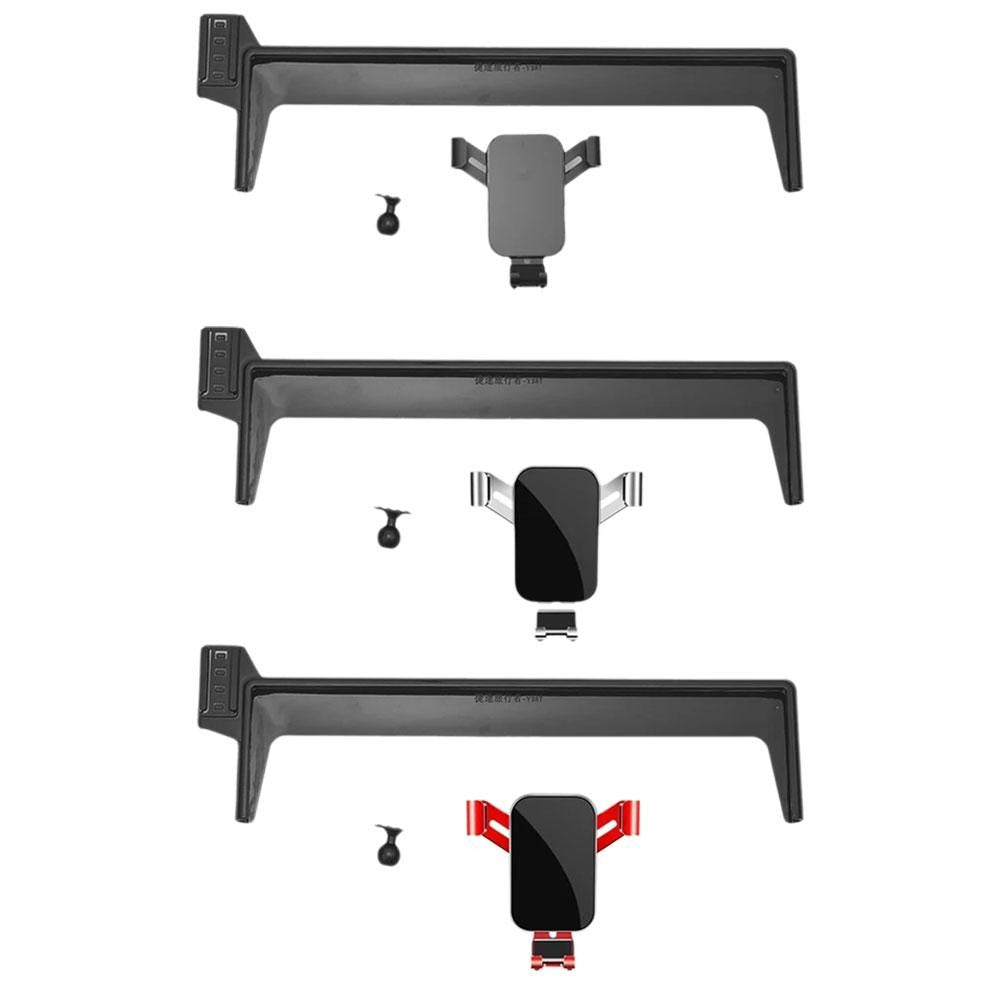 1 mobile phone holder + 1 base For Jetour T2 2023 2024 Car Phone Holder Bracket GPS Stand Mobile Accessories