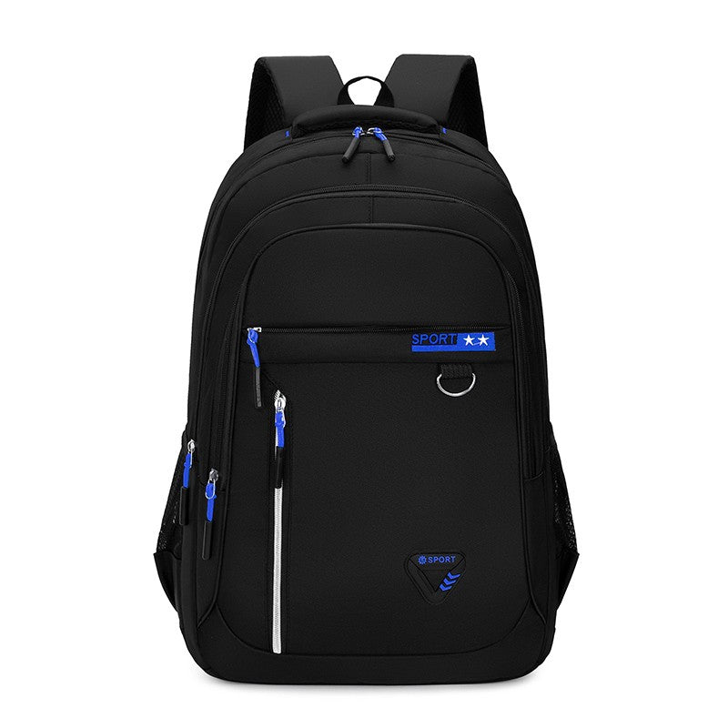 Mochila masculina - grande capacidade, alças ajustáveis, múltiplos compartimentos, adequada para escola, viagens e trabalho, casual