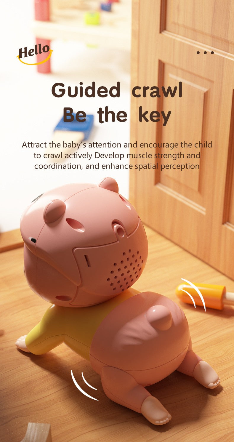 Baby Crawling Toys with Music Toddler Learn To Climb Educational Toys Baby Moving Toys Interactive Development Tummy Time Gifts