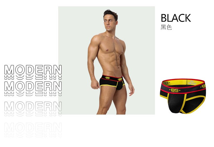 BS 4PC/LOT Men Briefs Sexy Underwear Male Underpants Men's Sexy Breathable Brief Pants Comfortable Men Briefs Underwear Cotton
