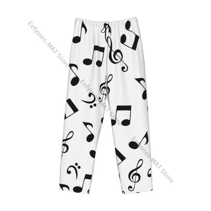 Cute Hedgehog Mens Pajamas Pyjamas Pants Lounge Pants Sleep Bottoms