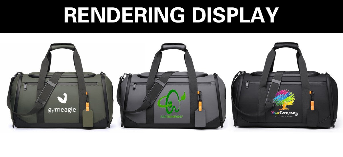 Customized High-end Men's Gym Bag Logo Fitness Bag Sports Bag Dry And Wet Travel Handbag Business Handbag Printed Name