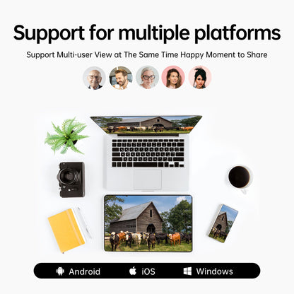 4MP Baby Monitor Wifi IP Camera Smart Home Indoor Cube Cam Human Detection Two Way Audio Wireless Security Surveillance Icsee