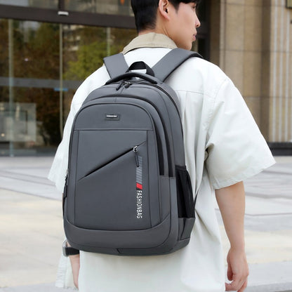 Mochila masculina casual de grande capacidade para notebook, viagem, mochila escolar para alunas do ensino fundamental e médio