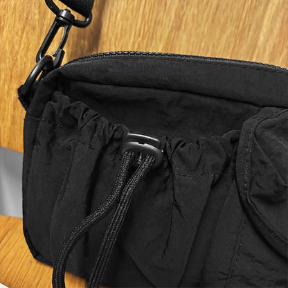 Sports Crossbody Bag, Workwear Style Design, Single Shoulder Bag, Multifunctional Lightweight Chest Bag, Mobile Phone Bag