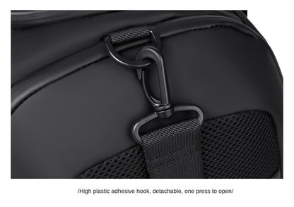 Customized High-end Men's Gym Bag Logo Fitness Bag Sports Bag Dry And Wet Travel Handbag Business Handbag Printed Name