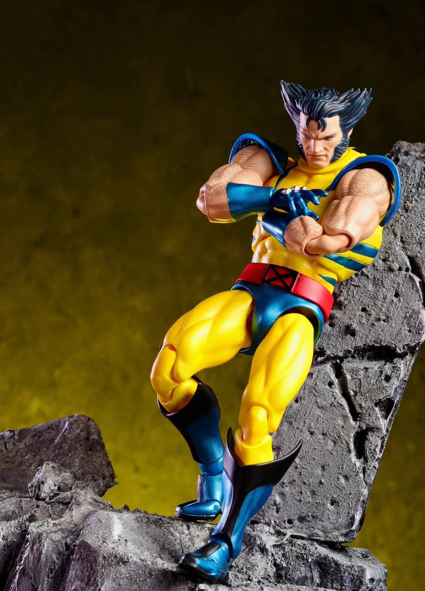 Ct Toys Mafex138 Wolverine Boneco Articulado PVC Mafex 96 Boneco X-Men Versão Quadrinhos Estatueta Colecionável Modelo Brinquedos Presentes Infantis