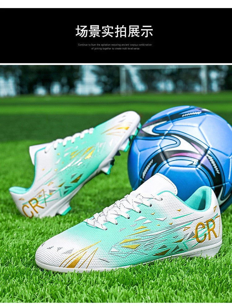 New Men Professional Soft Football Boots Sneakers Match Soccer Shoes Ultralight Futsal High-quality TF/FG Unisex Hot Sale Cleats