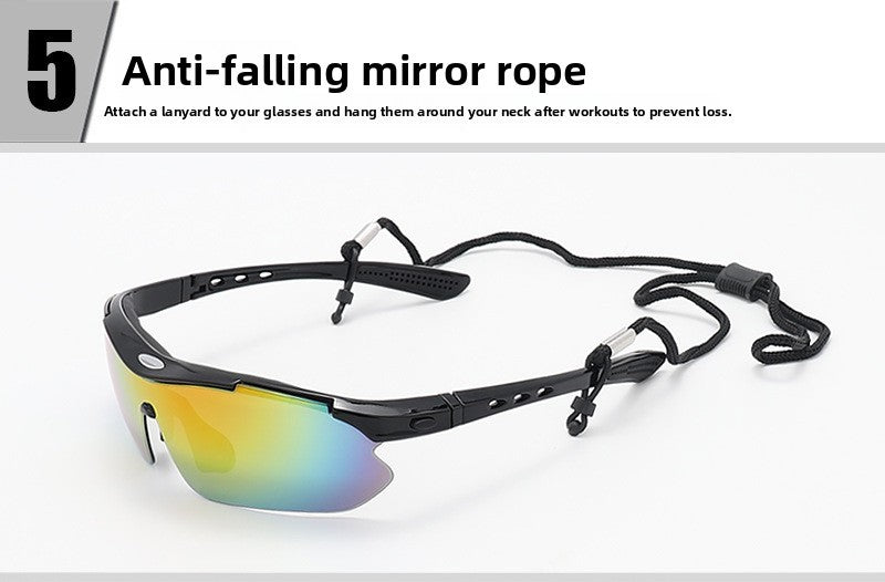 New 5 Lens Set Polarized Tactical Goggles Men Outdoor Sports Windproof Dustproof Climbing Glasses Safety Protective Glasses