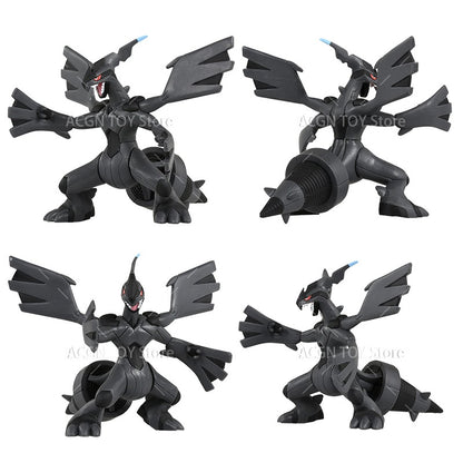 Bonecos e figuras de ação Pokémon TOMY originais: Zacian, Zamazenta, Reshiram, Arceus, Lunala, Rayquaza, Giratina, Zygarde, Palkia, Kyogre - Brinquedos de PVC