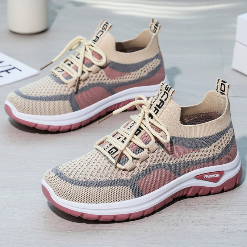 Women Sneakers 2025 New Spring Autumn Brand Luxury Vulcanize Shoes Casual Footwear Zapatillas Mujer Light Flat Breathable Shoes