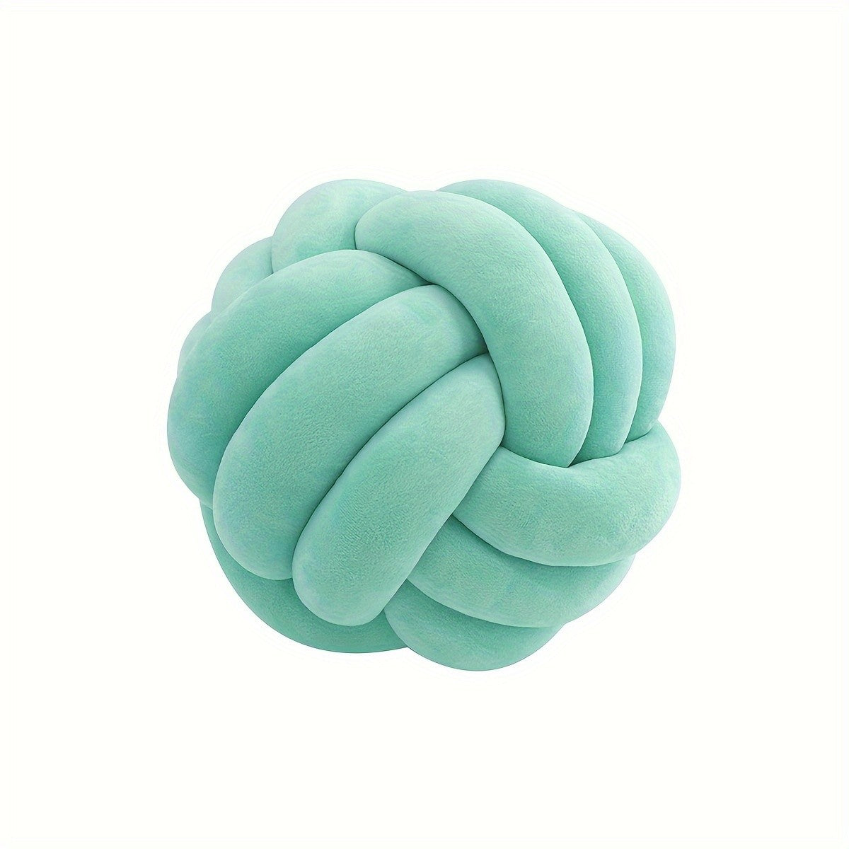 Woven Knotted Ball Pillow Gaming Chair Back Stuffed Cushion Cute Plush Throw Pillow Sofa Decorative Cushion Home Accessories