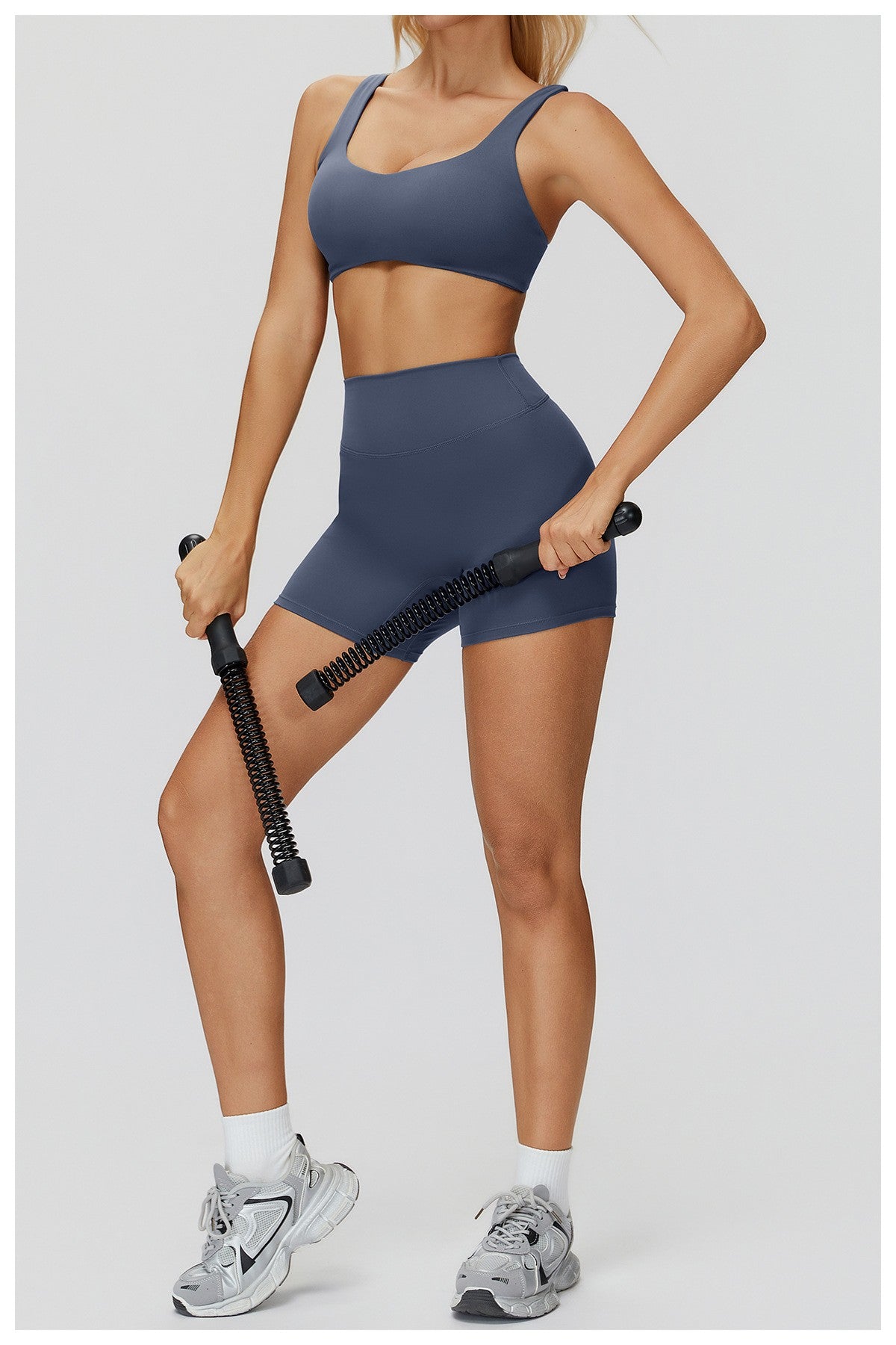 SWELTERING Yoga Shorts High Waist Fitness Cycling Shorts Women Butt Lifting Gym Workout Short Tights Female Running Sport Shorts