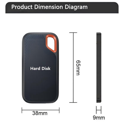 HD Externo 4TB Portátil SSD de Alta Velocidade Unidade de Estado Sólido 256TB Grande Capacidade Dispositivo de Armazenamento para Laptops/Mac