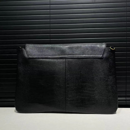 Ladies' fashionable retro snake patterned handbag with high capacity and detachable shoulder strap, single shoulder bag