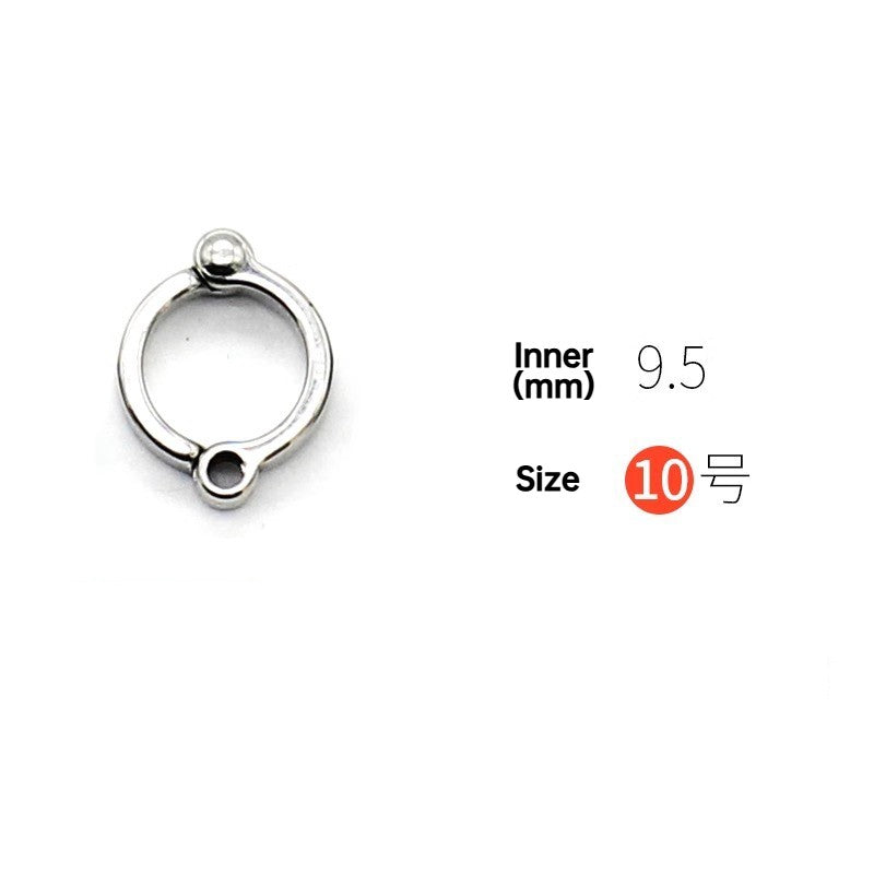 3.5mm-14.5mm Anel de Perna de Papagaio Anel de Pata de Corda Voadora de Pássaro Acessórios Externos para controle de voo de pássaros ao ar livre
