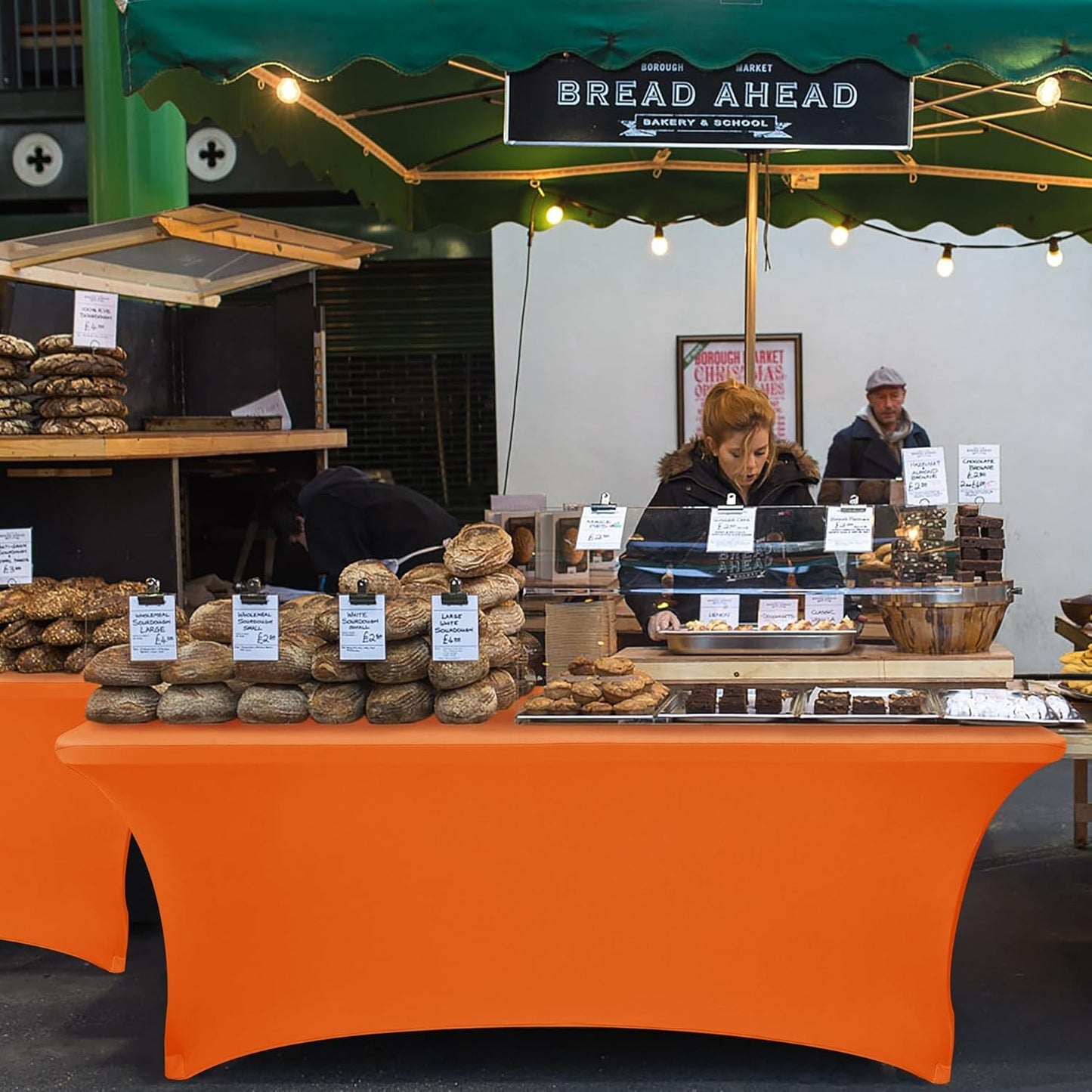 Wedding Spandex Table Cloth Cover Rectangular One Side Open Hotel Banquet Birthday Party Show Decoration Nice Look Design