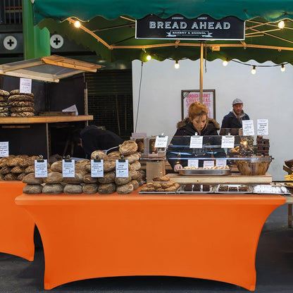 Wedding Spandex Table Cloth Cover Rectangular One Side Open Hotel Banquet Birthday Party Show Decoration Nice Look Design