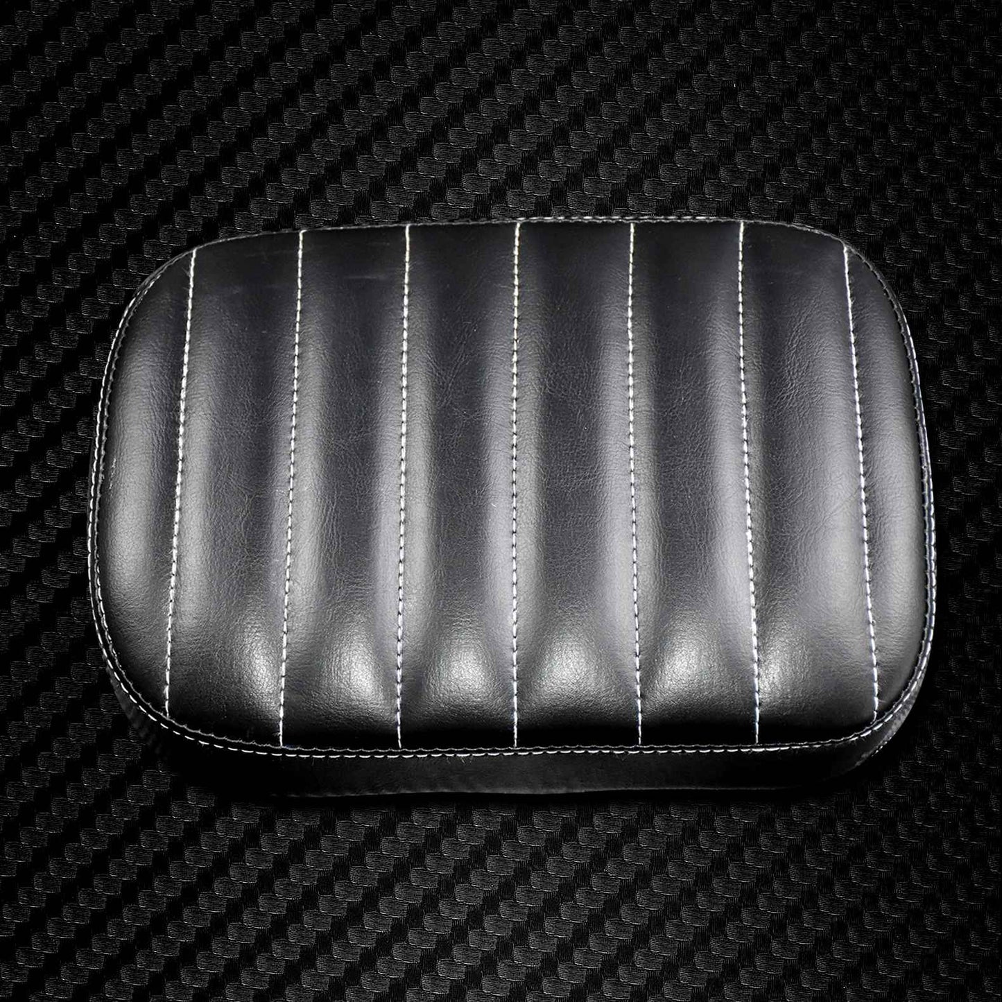 Almofada de Assento Traseiro para Passageiro de Moto Banco Almofadado com 6 Ventosas / 8 Ventosas para Harley Touring Sportster XL1200 Dyna Chopper Custom