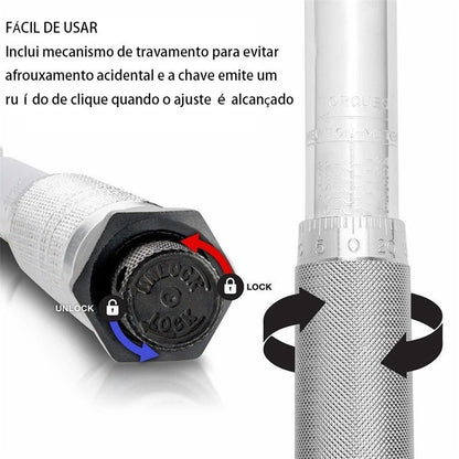 Chave de Torque de Precisão 5-60N.m Chave de Catraca Reversível de 3/8 Polegadas com Encaixe Quadrado Ajustável Ferramenta de Reparo Automotivo de Precisão Predefinida