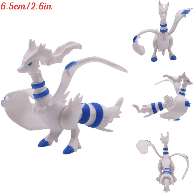 Pokemon Figure Toys Mega Charizard X Y Lugia Dialga Palkia Zekrom PVC Figurine Aggron Treecko Chespin Greninja Model Dolls Gifts