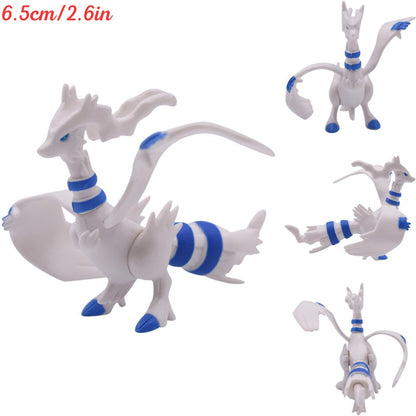 Pokemon Figure Toys Mega Charizard X Y Lugia Dialga Palkia Zekrom PVC Figurine Aggron Treecko Chespin Greninja Model Dolls Gifts