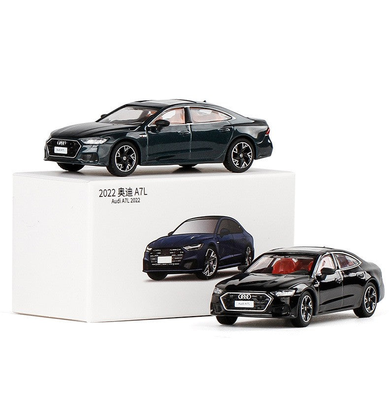 JKM 1:64 A7 2022 Alloy Car Diecasts & Toy Vehicles Car Model Miniature Scale Model Car For Children