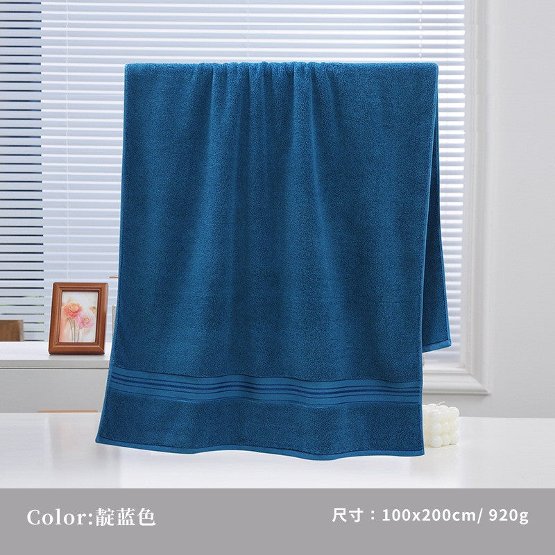 100x200cm Cotton Large Size Bath Towel for Adults High absorbent Shower Towels Home Bathroom Hotel Spa and beauty salon towels