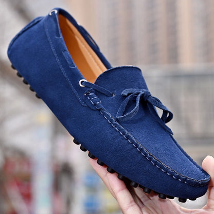 Fashion Men Shoes Genuine Leather Casual Summer Shoes Classic Mens Loafers Elegantes Slip On Flats Plus Size 49 Male Driving