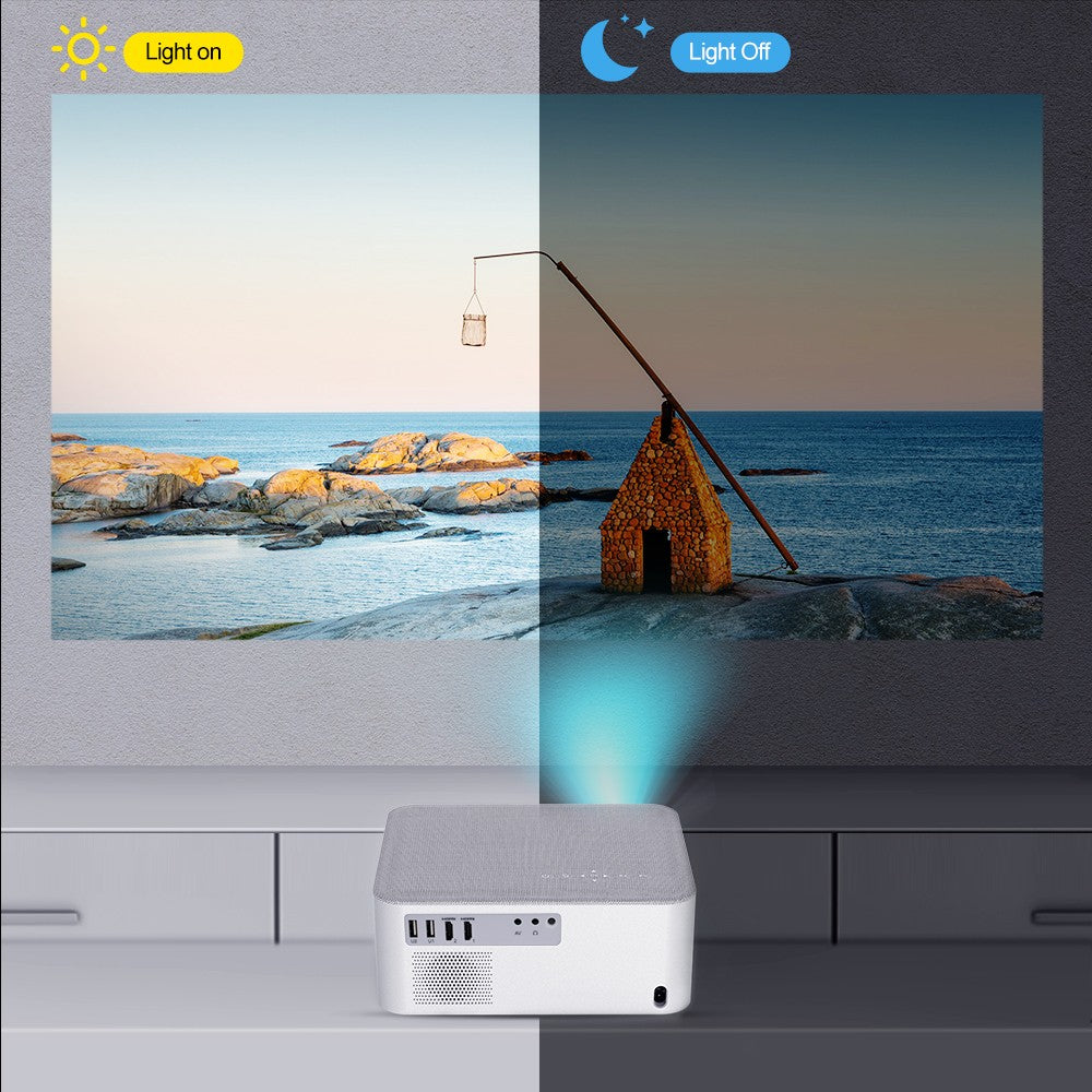 ThundeaL Projetor Portátil Mini TD92 Pro FHD 1080P Full HD Beam 4K Vídeo WiFi Projetor Android TD92Pro Cinema Doméstico 3D