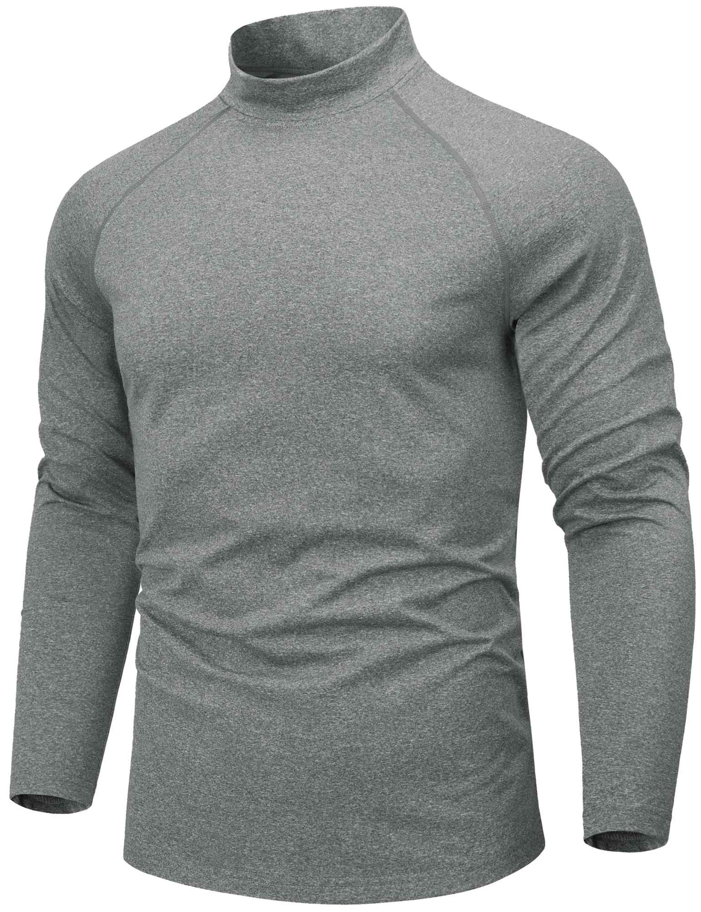 TACVASEN Men's Thermal Shirts Long Sleeve Micro-fleece Fleece Lined Base Layer Undershirts Athletic Warm Winter Workout Top