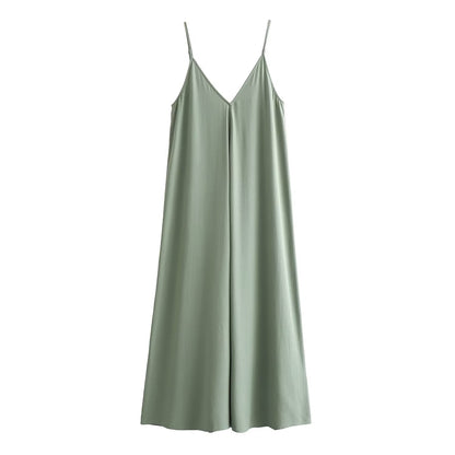 MUJER Black Slip Long Dresses for Women Red Draped Summer Dress Woman 2025 Sexy