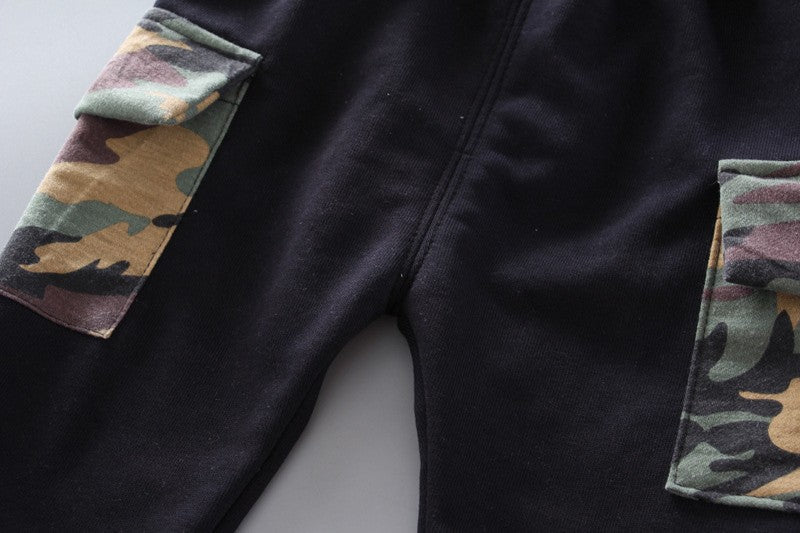 New Spring Autumn Children Clothing Baby Girl Clothes Boys Casual Hooded T-Shirt Pants 2Pcs/Sets Toddler Costume Kids Tracksuits