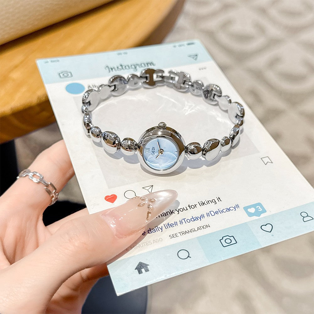 GEDI Bracelet Watch Woman Fashion Casual Simple Quartz Ladies Watches Luxury Vintage Niche Women's Wristwatches Gifts