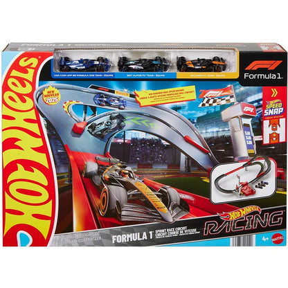 2025 Hot Wheels Racing Formula 1 Sprint Race Circuit Track Set F1 1:64 Scale Die-Cast Vehicle Model Car Toys