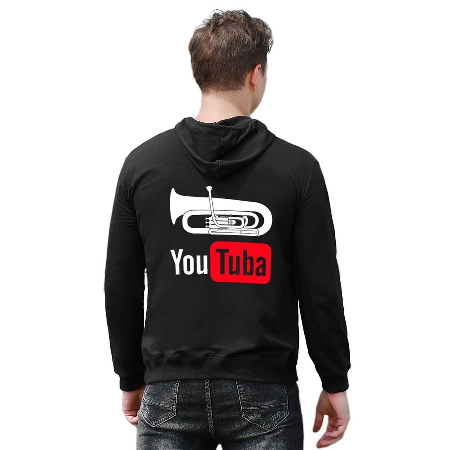 YouTuba Funny Shirt For Tuba Players Hoodie autumn japanese style men's winter sweater aesthetic clothing man hoodie