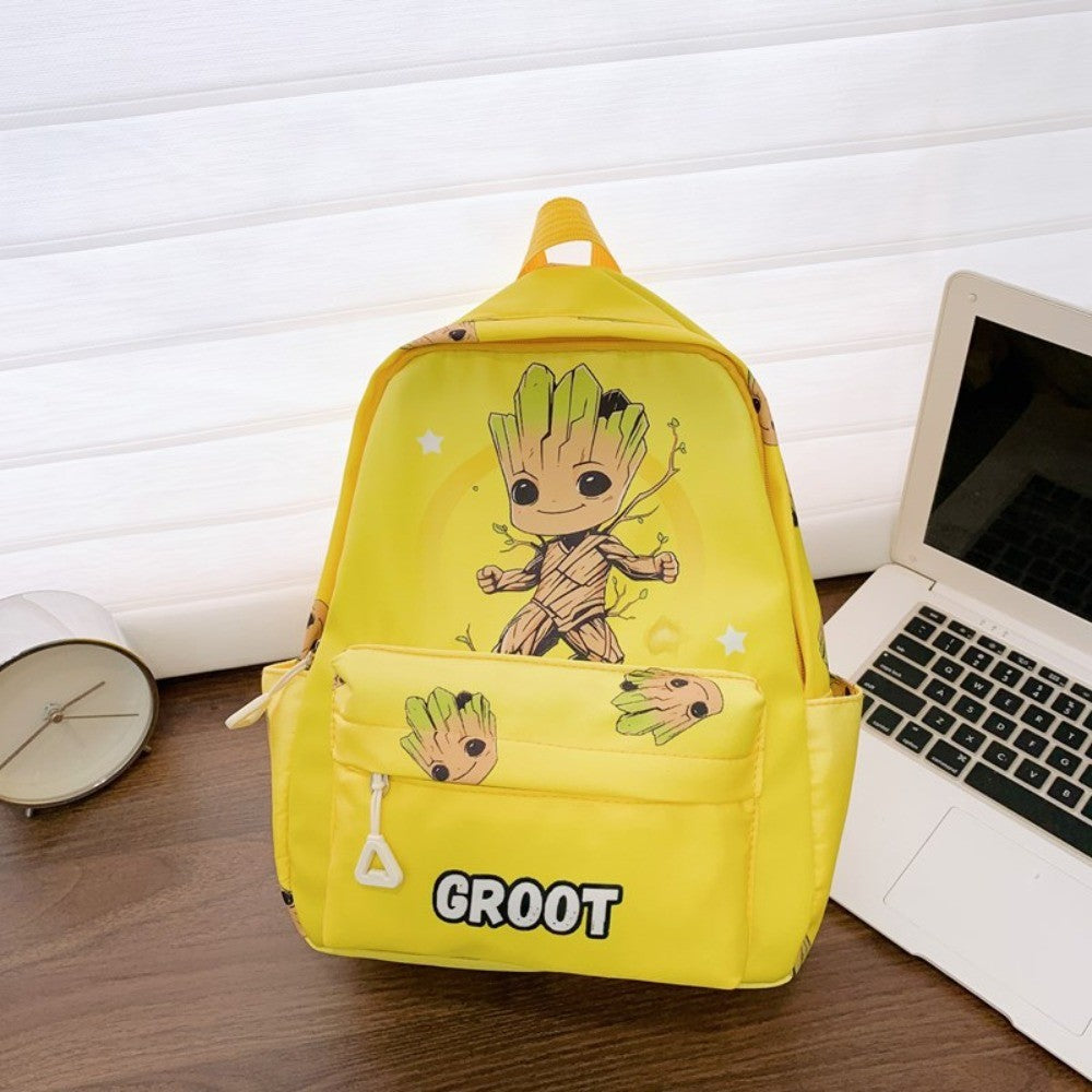 Mochila Infantil Homem-Aranha Marvel Desenho Animado Mochila Escolar Legal Estilosa para Meninos e Meninas Leve Casual Mochila de Jardim de Infância para Crianças
