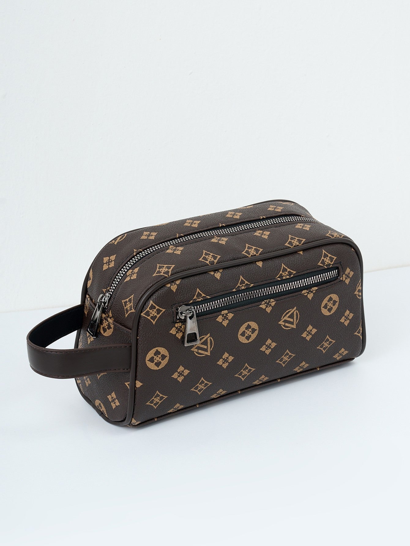 Retro Commuter Clutch Bag Fashion Business Portable Large Capacity Multifunctional Travel Tote Handbag Cell Phone Bag