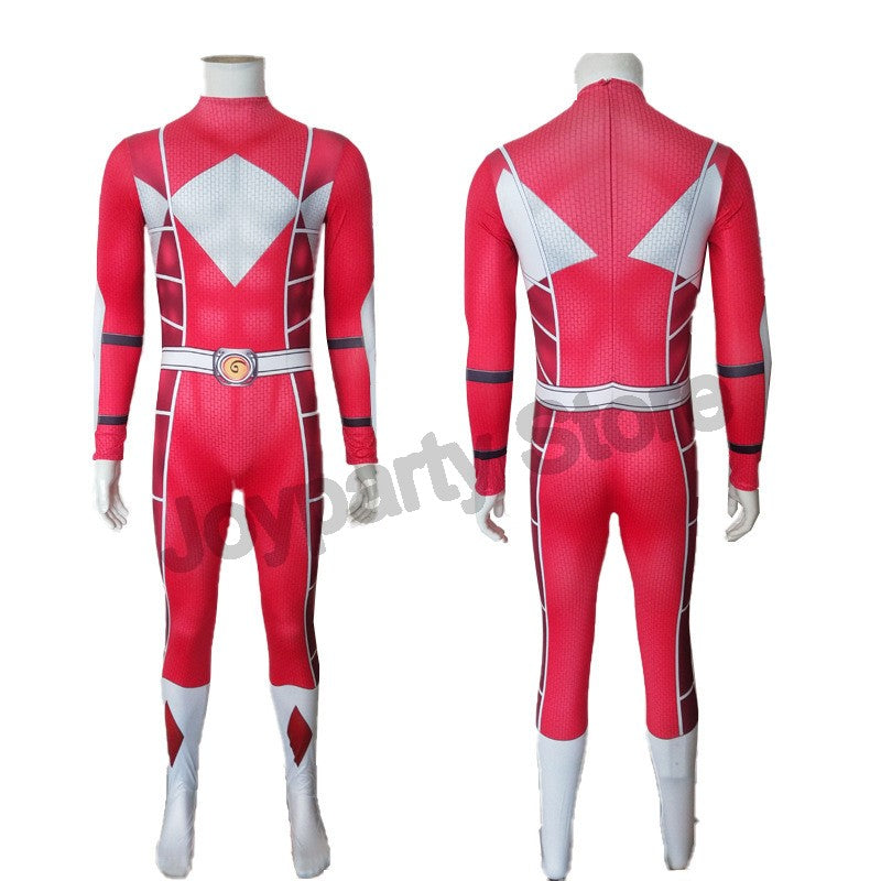 Power Samurai Sentai Shinkenger Rangers Costume Adult KidsSuperhero Cosplay Halloween Birthday Party Zentai Suit Jumpsuit