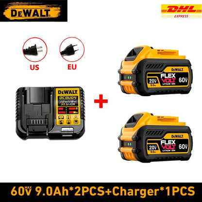 Kit de Furadeira/Parafusadeira a Bateria DEWALT DCD805 Brushless com Bateria 20V 6Ah e Carregador, Conjunto de Ferramentas Elétricas de Alta Performance